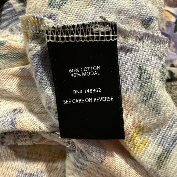 Torrid Top Babydoll Slub Cottage Light Academia Boho Soft Girl Floral Size 3 3X - Picture 3 of 5